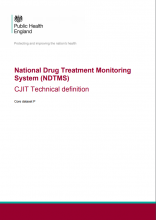 National Drug Treatment Monitoring System (NDTMS): CJIT Technical definition: Core dataset P